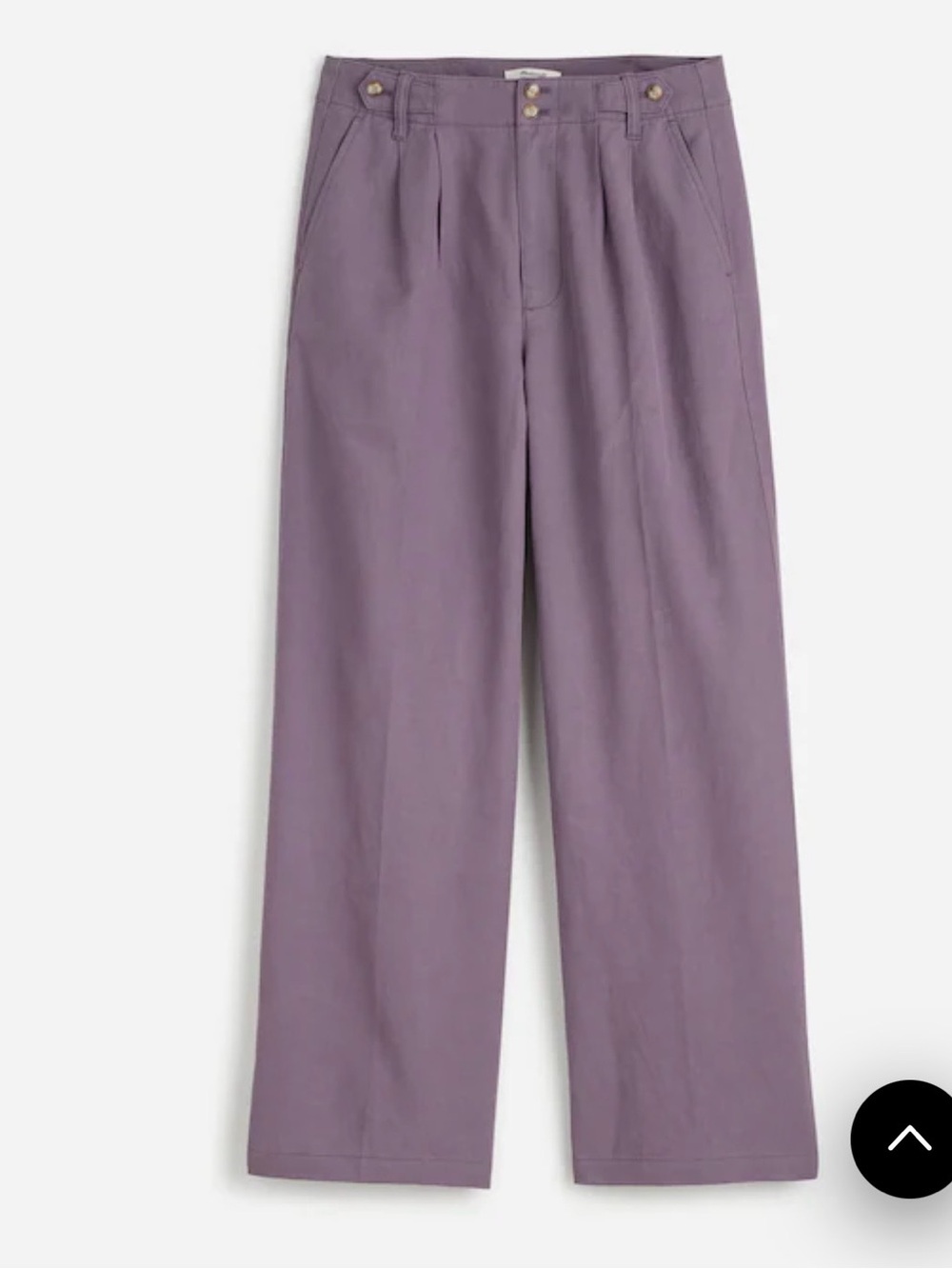Madewell Harlow wide leg trouser